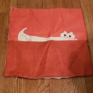 COPY - 17" x 17" Cat Pillow Cover